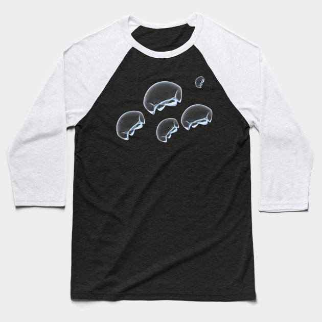 glass jellyfish Baseball T-Shirt by I3DM